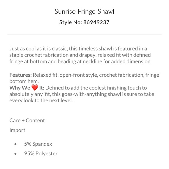 Free People Sunrise FABULOUS Fringe Faux-Suede Shawl - Picture 5 of 14